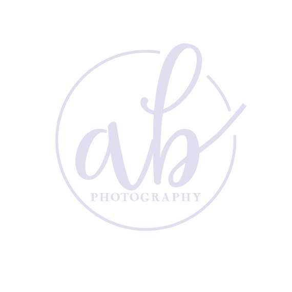 Custom Premade Logo Design Purple Circle with Initial or