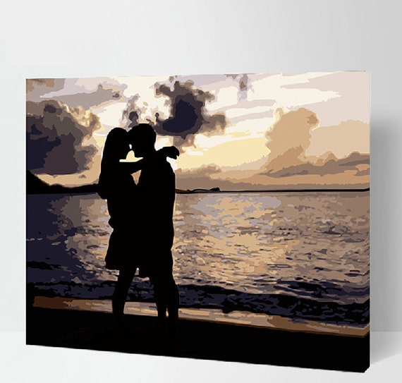 Items similar to Perfect Couple DIY Painting Kit Love Romantic paint By