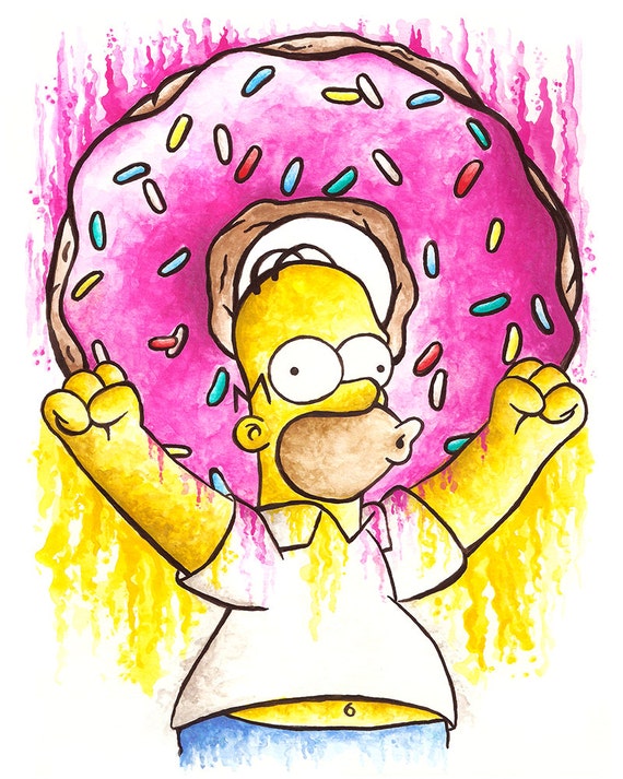 homer simpson donut figure