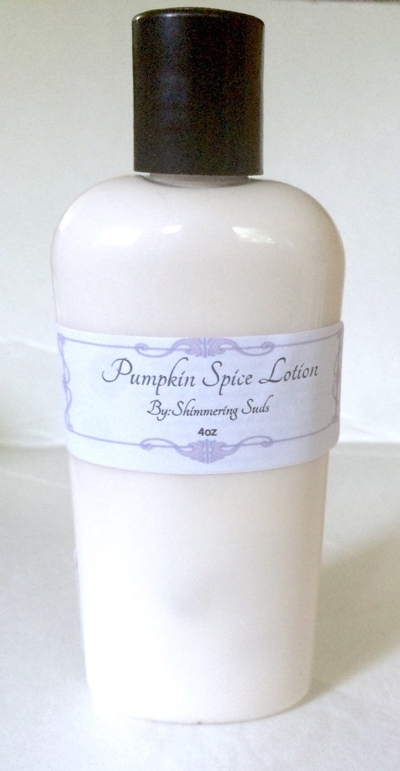 Pumpkin Spice Lotion Evening Primrose Lotion by ShimmeringSuds