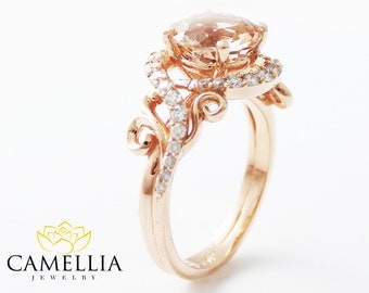 Unique engagement ring settings rose gold