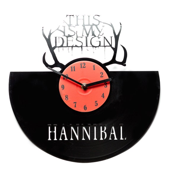 Vinyl clock Hannibal This is my design by secondlifeforvinyl