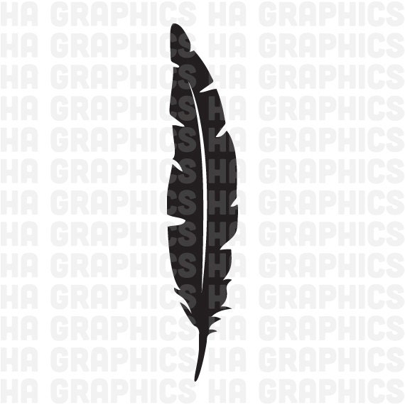 Feather Dxf Feather Svg Feather Silhouettes Feather I 0210