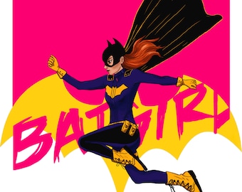 Batgirl Barbara Gordon Art Print- 4x6