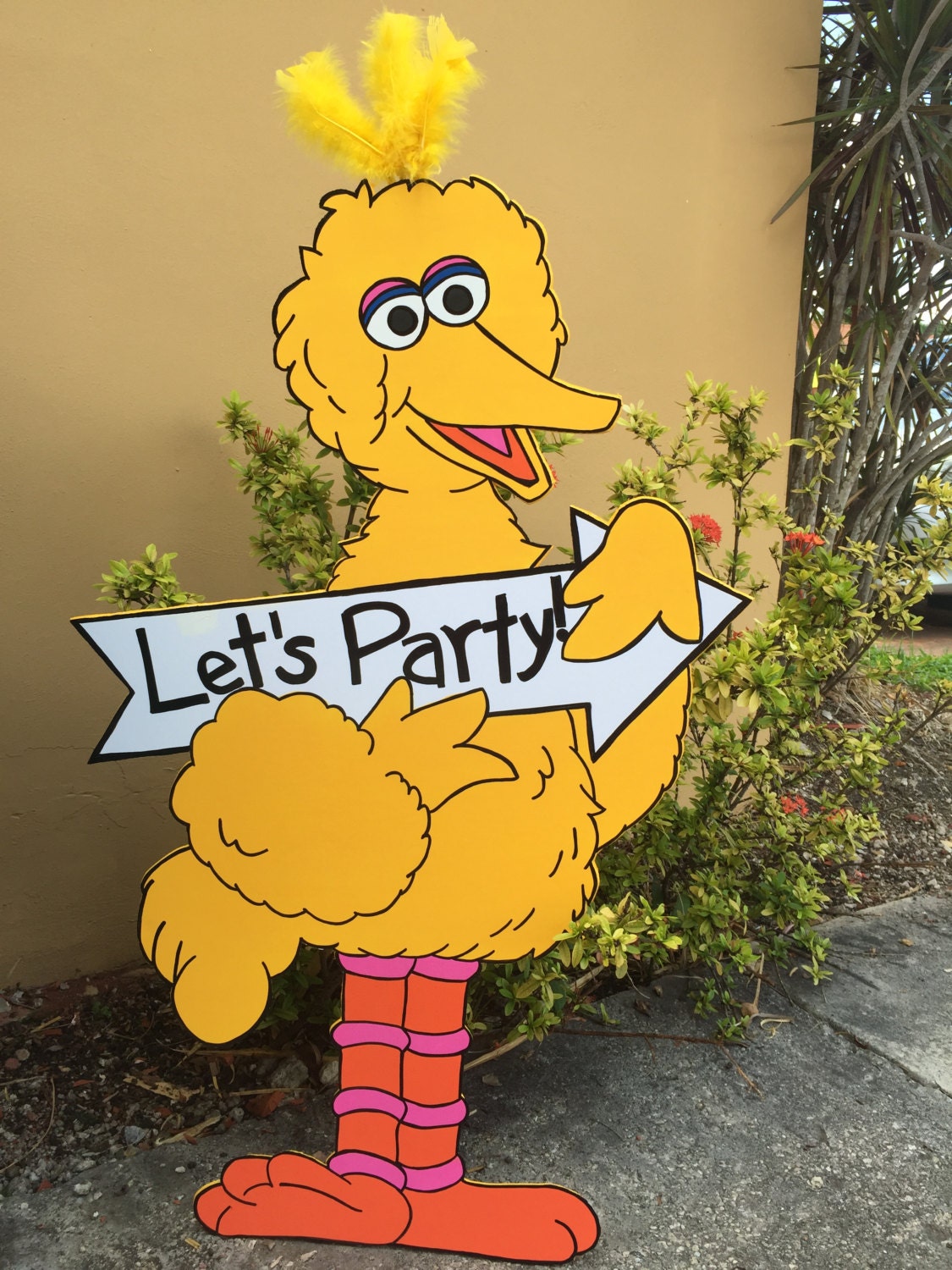 big bird cutout sesame street cutout sesame street party