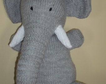 Hand Knitted large Kipper the Dog Soft Toy ALL by Jules4CF on Etsy
