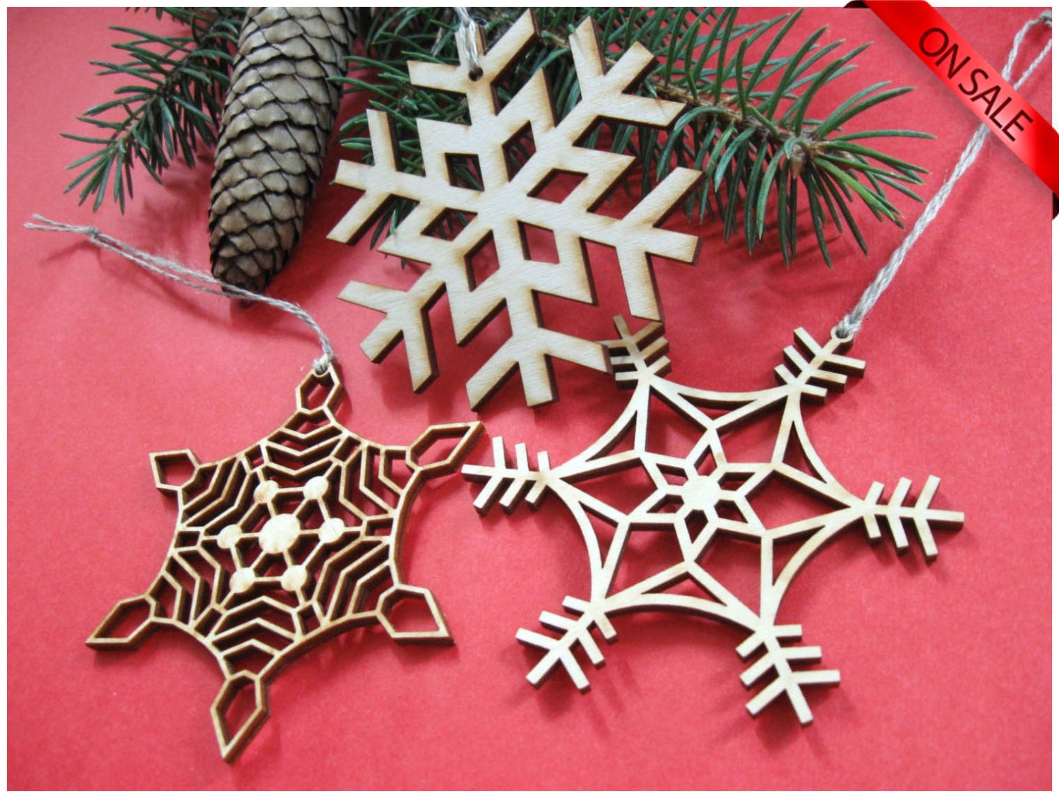 on sale christmas wood ornament snowflake tree by rebelmoods on sale christmas wood ornament snowflake tree by rebelmoods