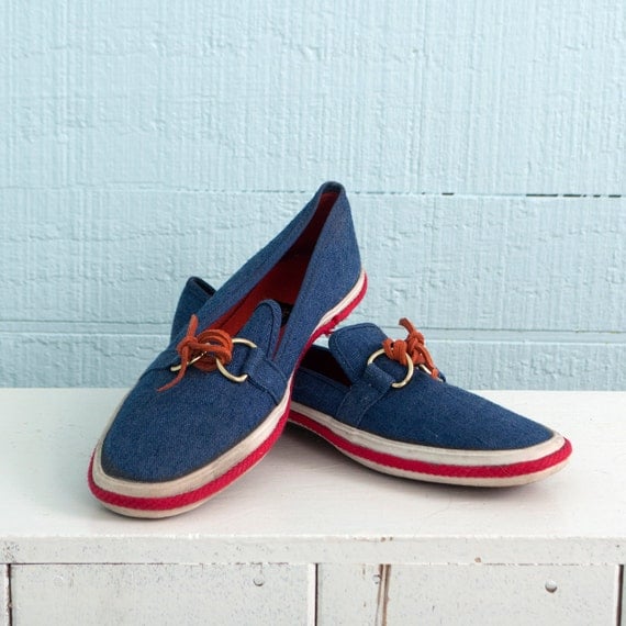 Keds Canvas Shoes Nautical Red White by WildLifeTX