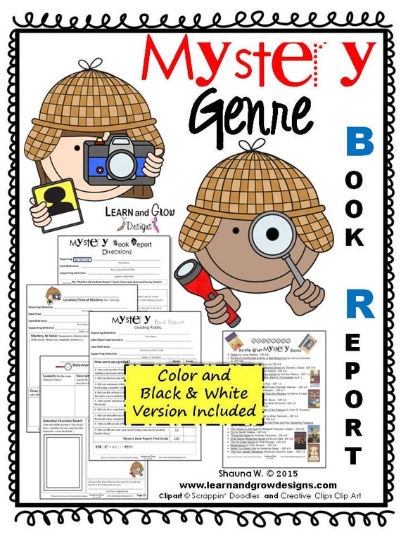 Mystery novel book report