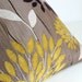 16x16 Pillow Cover, 16 Inch Cushion Cover, Decorative Pillow Cover, Pillow Sham, Pillowcase, Floral Pillow Cover - Chenille Flowers Citrus