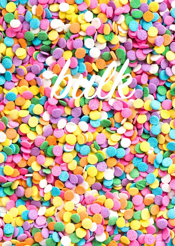 Bulk Pastel Confetti Sprinkles Confetti Quins by Sweetapolita