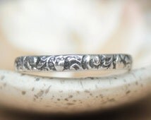 organic style wedding ring design fl