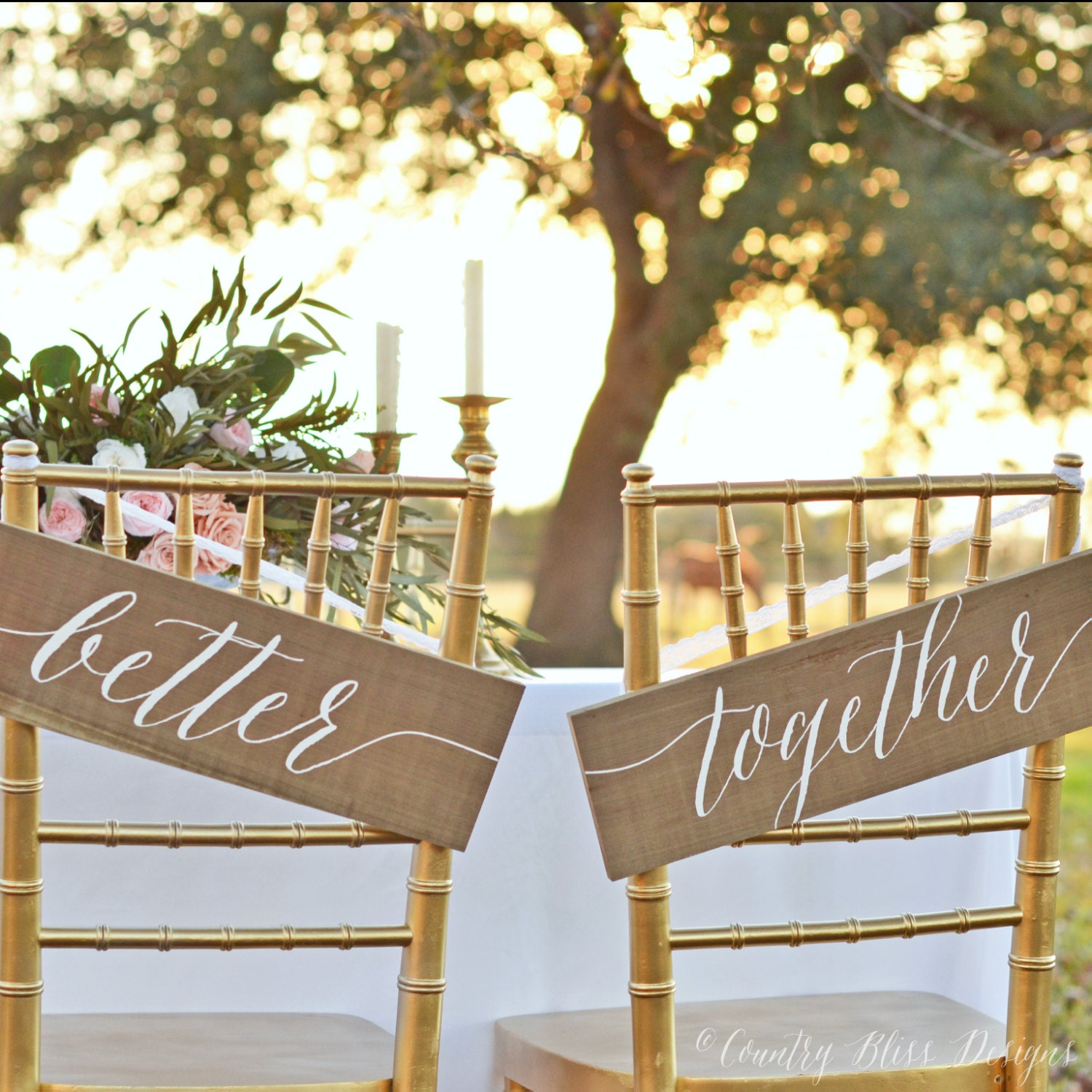 Better Together Chair Signs Better Together Sign Mr and Mrs Better Together Chair Signs Better Together Sign Mr and Mrs