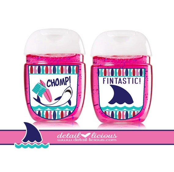 Mini Hand Sanitizer Favors Shark Favor Fish Extender Gift