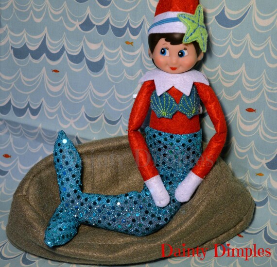 Elf Mermaid Costume Elf clothes Elf Mermaid Tail Elf Accessories