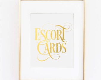 Unique escort cards sign related items | Etsy