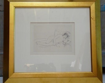 Auguste Renoir -Femme Nue Couchee Print