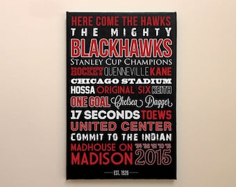 Chicago Blackhawks Art - Canvas or Poster