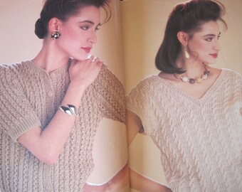 Knit Pattern Book - Dorothee Bis Fils A Tricoter - 24 Sweaters to Knit - Bust Size 36" - 46"