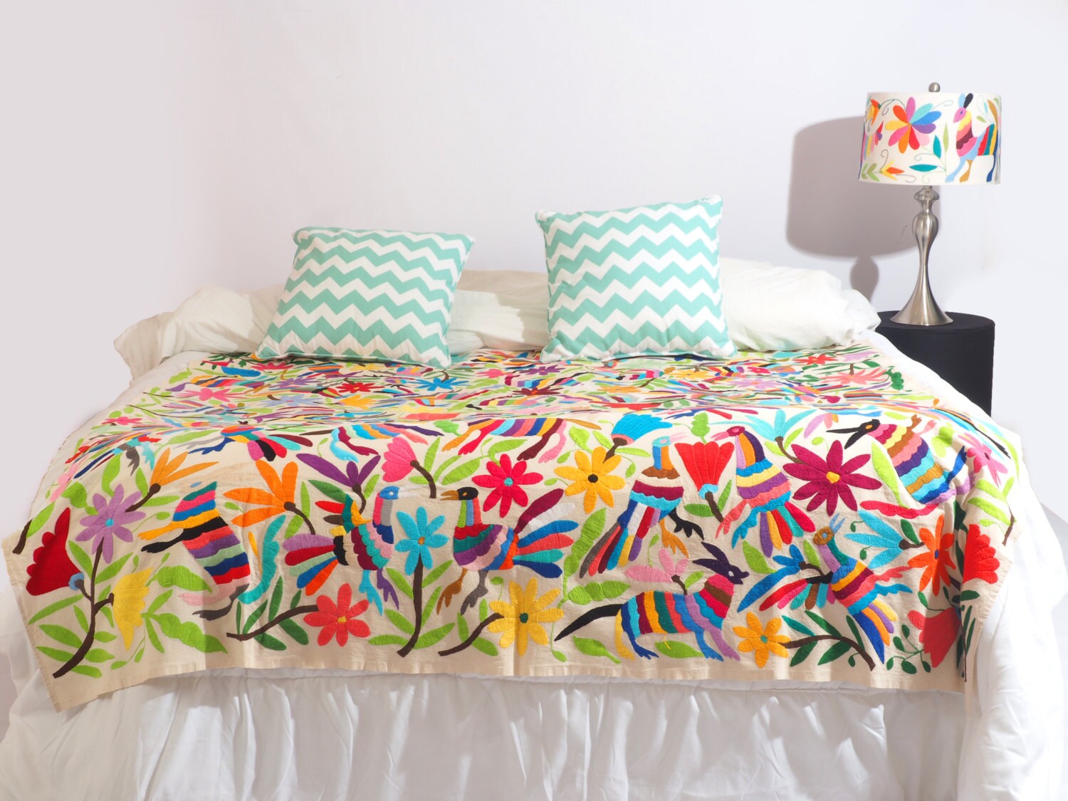 MADE to ORDER Otomi quilt otomi cloth hand by ArteOtomi on Etsy