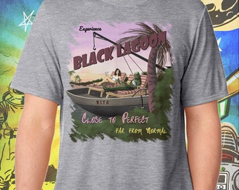 Creature from the Black Lagoon Men's Gray T-Shirt