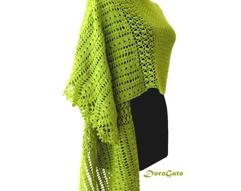 Crochet shawl pattern, crochet Stole pattern, Women crochet shawl, crochet lace scarf pattern, crochet pattern shawl, Instant Download /1011