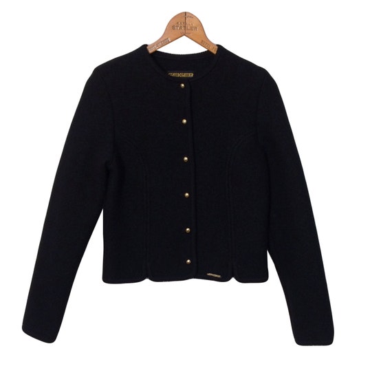 NEW GEIGER TYROL Jacket Sz 40 Black by FashionSenseForCents