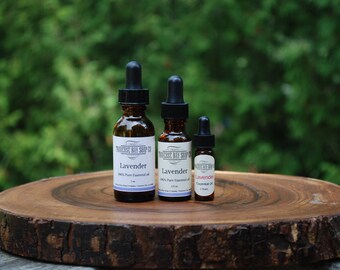 lavender, essential oil - 100% pure essential oil - lavender oil - aromatherapy - supplies -1oz-1/2oz-dram