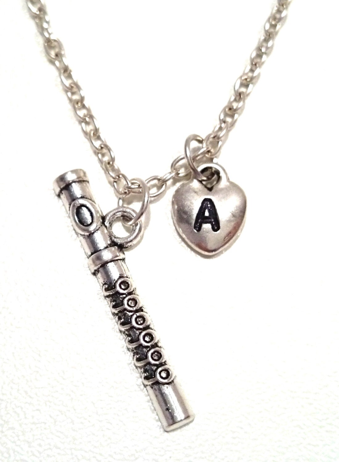 Flute Necklace Flute Jewelry Flute Charm by