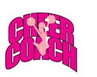 Cheer Coach SVG DXF SCAL Silhouette, Cricut, Graphtec cutting file