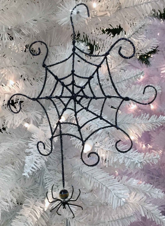 Halloween Wire Spider Ornaments