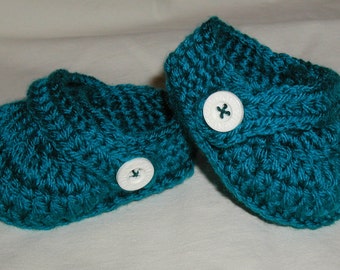 Hand Crochet Baby Shoes 0-9 Months