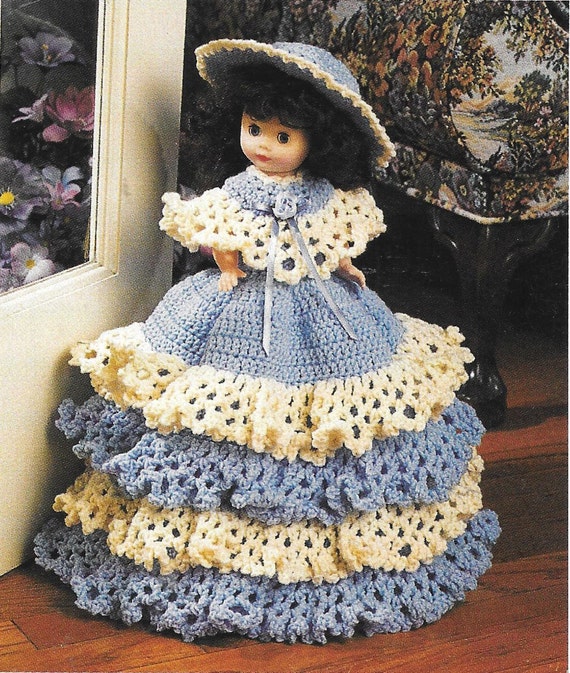 Annies Attic Crochet Dolly Doorstops Patterns for Doll