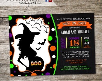 Halloween Baby Shower Invitation • Costume Party Baby Shower Invitation • Halloween Co-Ed Baby Shower Invitation • Little Pumpkin