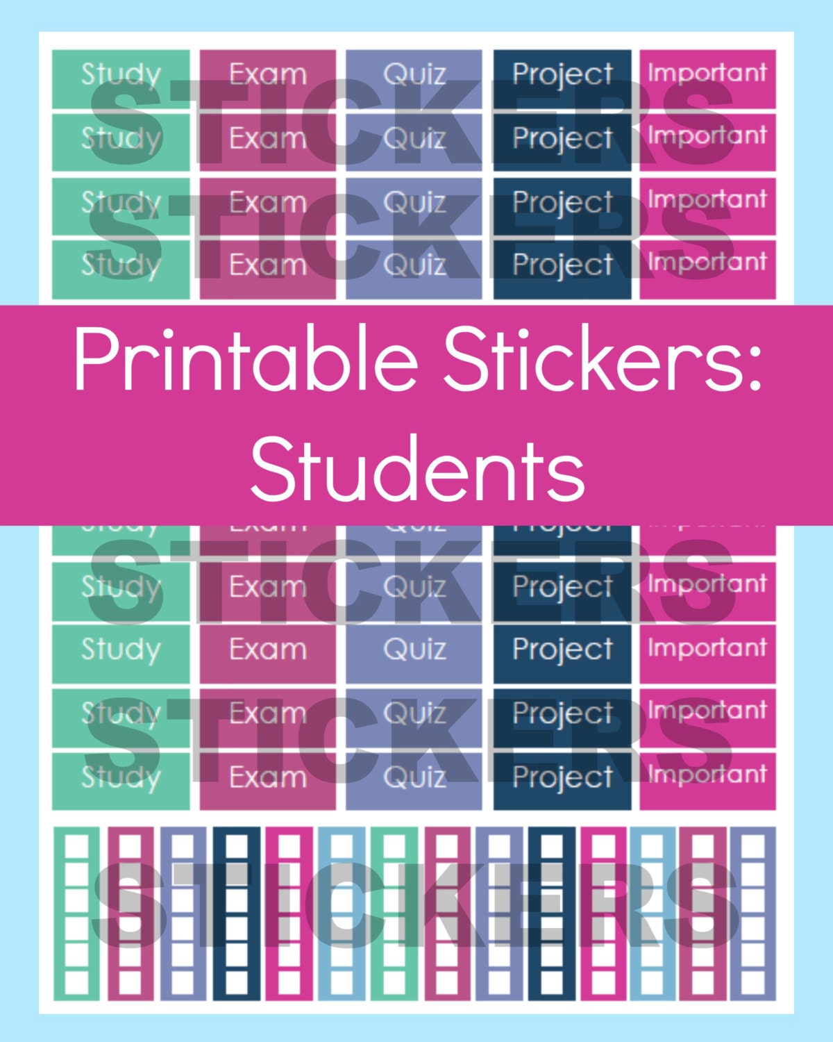 Download Student Planner Stickers Planner Stickers by CommandCenter ...