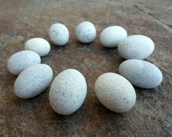 Egg Stones, Beach Stones, Easter Egg Stones, Beach Pebbles, Egg Shaped Pebbles