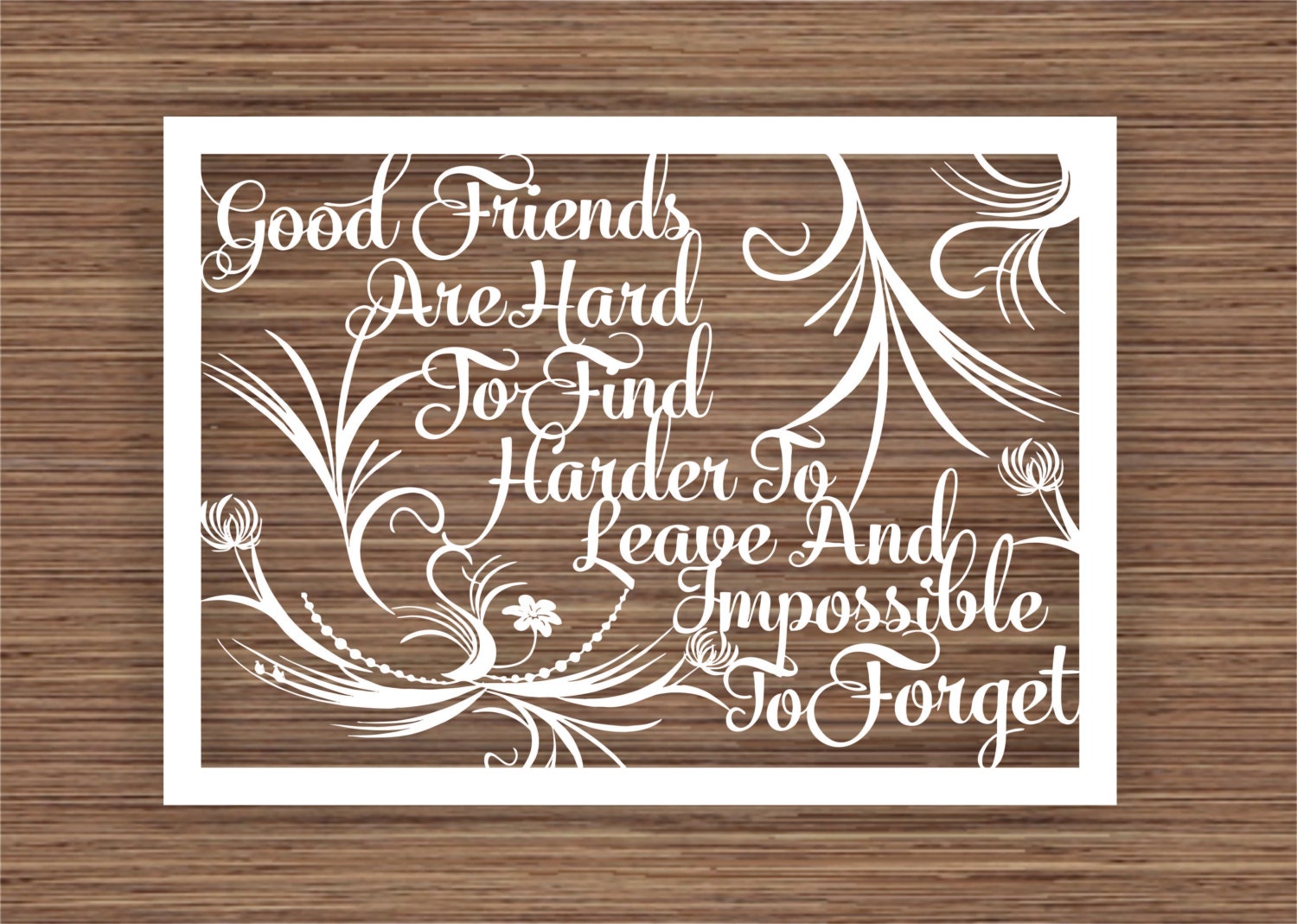 Download Good Friends Are Hard To Find PDF SVG Commercial Use Instant