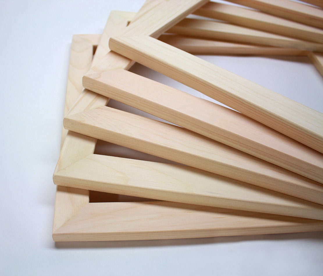 5 11x14x1.25 Unfinished Wood Frames Set of 5 frames