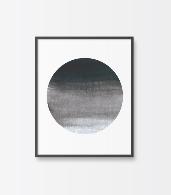 Circle Print Circle Art Minimalist Art Print Printable Art