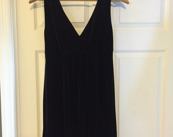 Little Black Velvet Dress