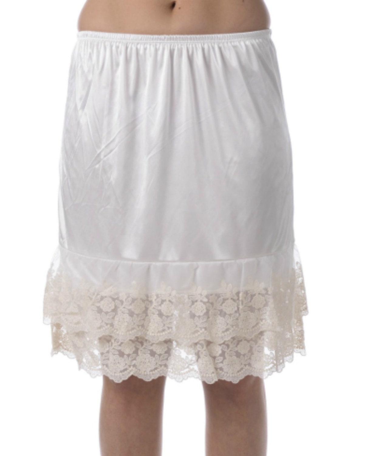 Lace Slip Extender for Skirts Ivory