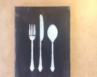 Distressed rustic kitchen wall hanging Sale only 12.00 Only 1 left!