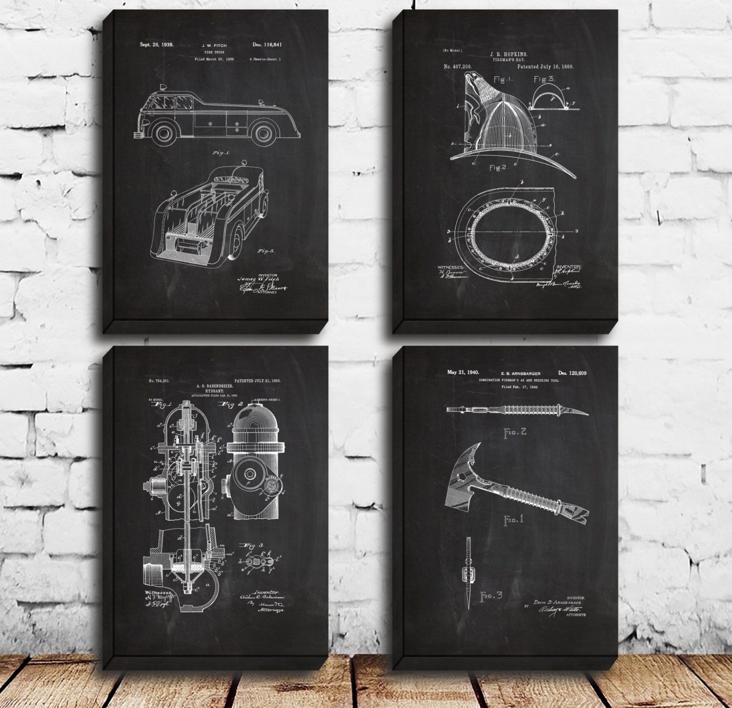 Firefighter Wall Art canvas, firefighter patent, firefighter poster, firefighter art Firefighter Wall Art canvas, firefighter patent, firefighter poster, firefighter art
