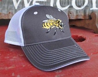 Honey Bee Vented Baseball Cap, Perfect Valentines and birthday gifts, cool gift for beekeepers,