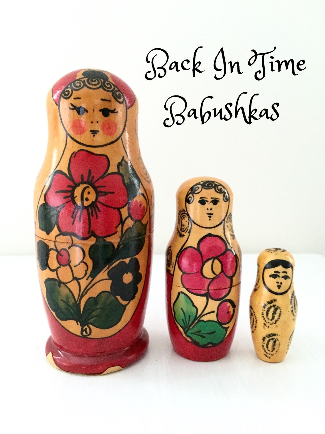 Nesting Dolls Vintage Nesting Dolls Matryoshka Dolls