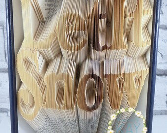 Book Folding Pattern Let It Snow - Instant Download PDF (433 Folds) With Tutorial