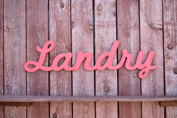 Landry Nursery Baby Name Sign Wood Nursery Baby Name