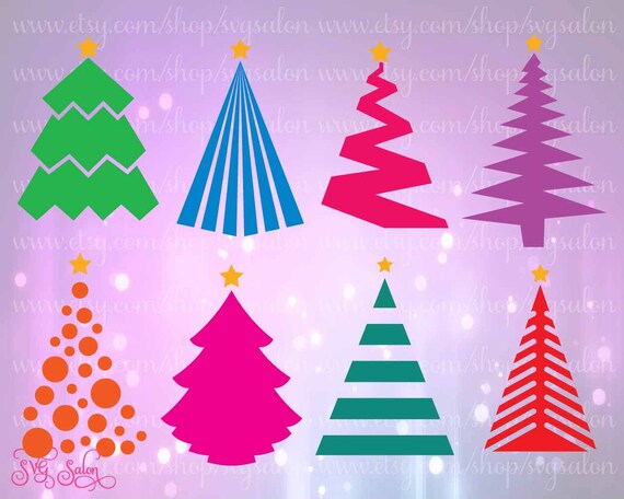 christmas tree silhouette set vinyl ornament decal by christmas tree silhouette set vinyl ornament decal by