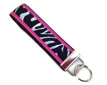 Porte-clés Et Porte-monnaie Bracelet Imprimé Léopard - Rose/brun/noir, Fait Main USA, Avec Masque Gratuit