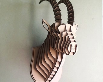 Animal Head Wall Decor faux animal heads | etsy Animal Head Wall Decor faux animal heads | etsy